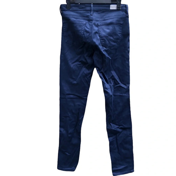 AG ADRIANO GOLDSCHMIED THE PRIMA NAVY BKUE MID RISE CIGARETTE PANTS - Picture 6 of 9